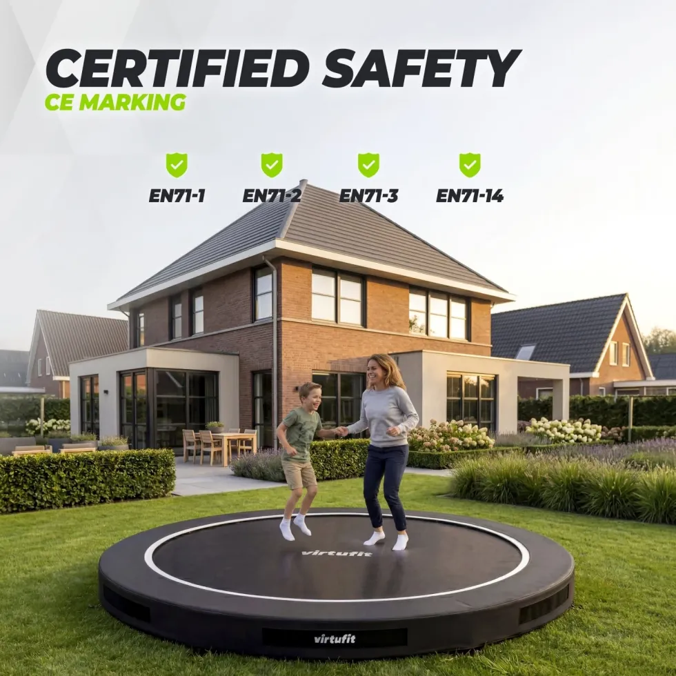 VirtuFit Inground Trampoline 366 cm - Zonder Veiligheidsnet