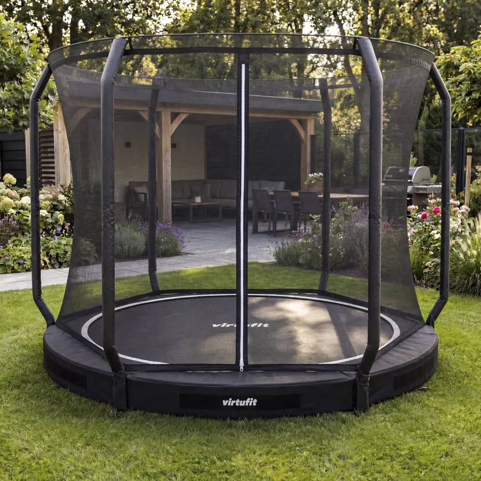 VirtuFit Inground Trampoline 251 cm Inclusief Veiligheidsnet