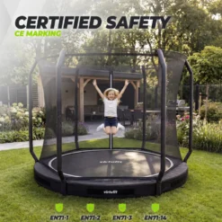 VirtuFit Inground Trampoline 251 cm Inclusief Veiligheidsnet