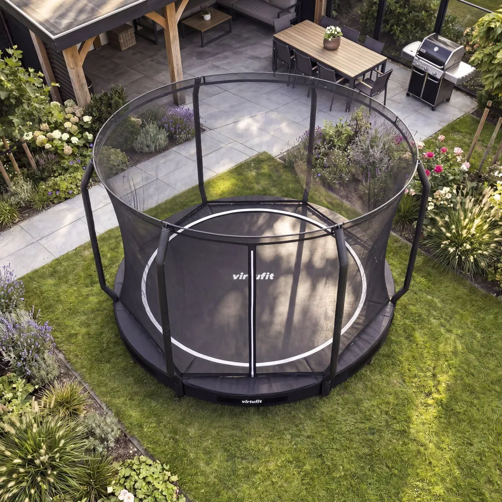 VirtuFit Inground Trampoline 251 cm Inclusief Veiligheidsnet