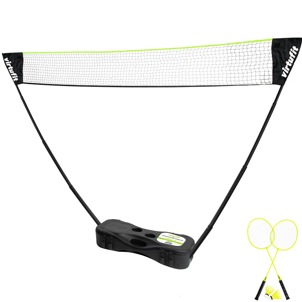 VirtuFit 2-in-1 Portable Badminton- en Tennisset - Inclusief koffer en rackets