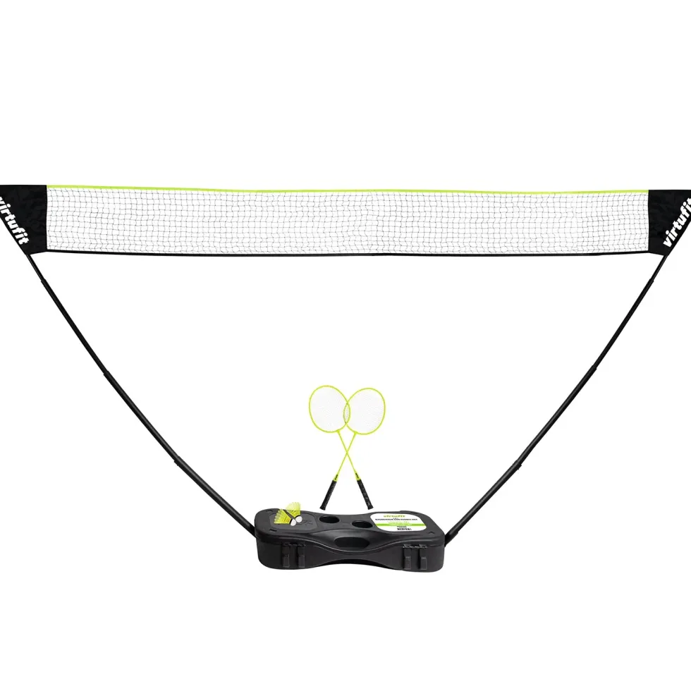 VirtuFit 2-in-1 Portable Badminton- en Tennisset - Inclusief koffer en rackets