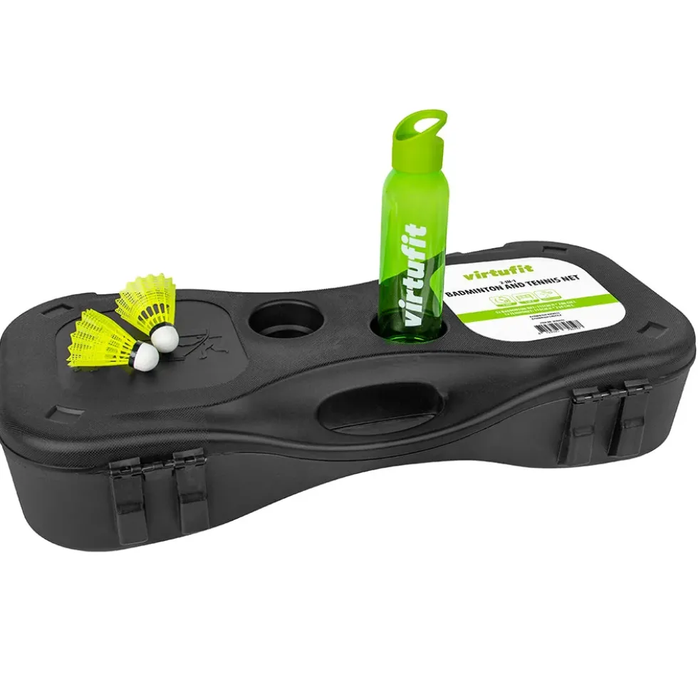 VirtuFit 2-in-1 Portable Badminton- en Tennisset - Inclusief koffer en rackets