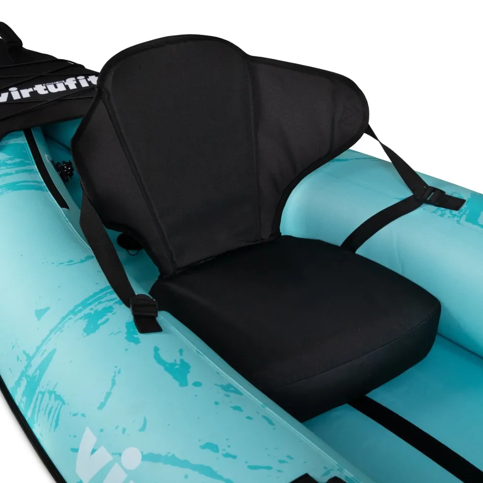 VirtuFit Kayak 335 - Turquoise - Met Kajak zitjes en draagtas - Tweedekans