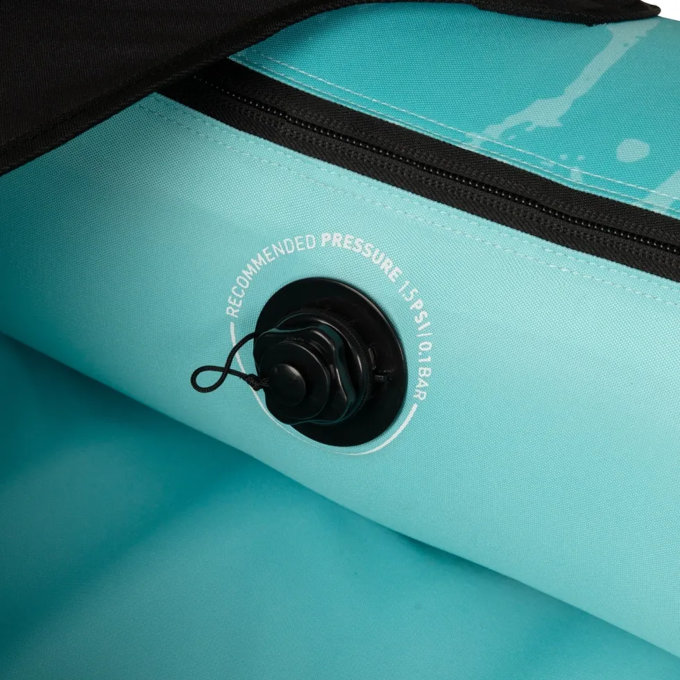 VirtuFit Kayak 335 - Turquoise - Met Kajak zitjes en draagtas - Tweedekans