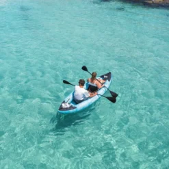 VirtuFit Kayak 335 - Turquoise - Met Kajak zitjes en draagtas - Tweedekans
