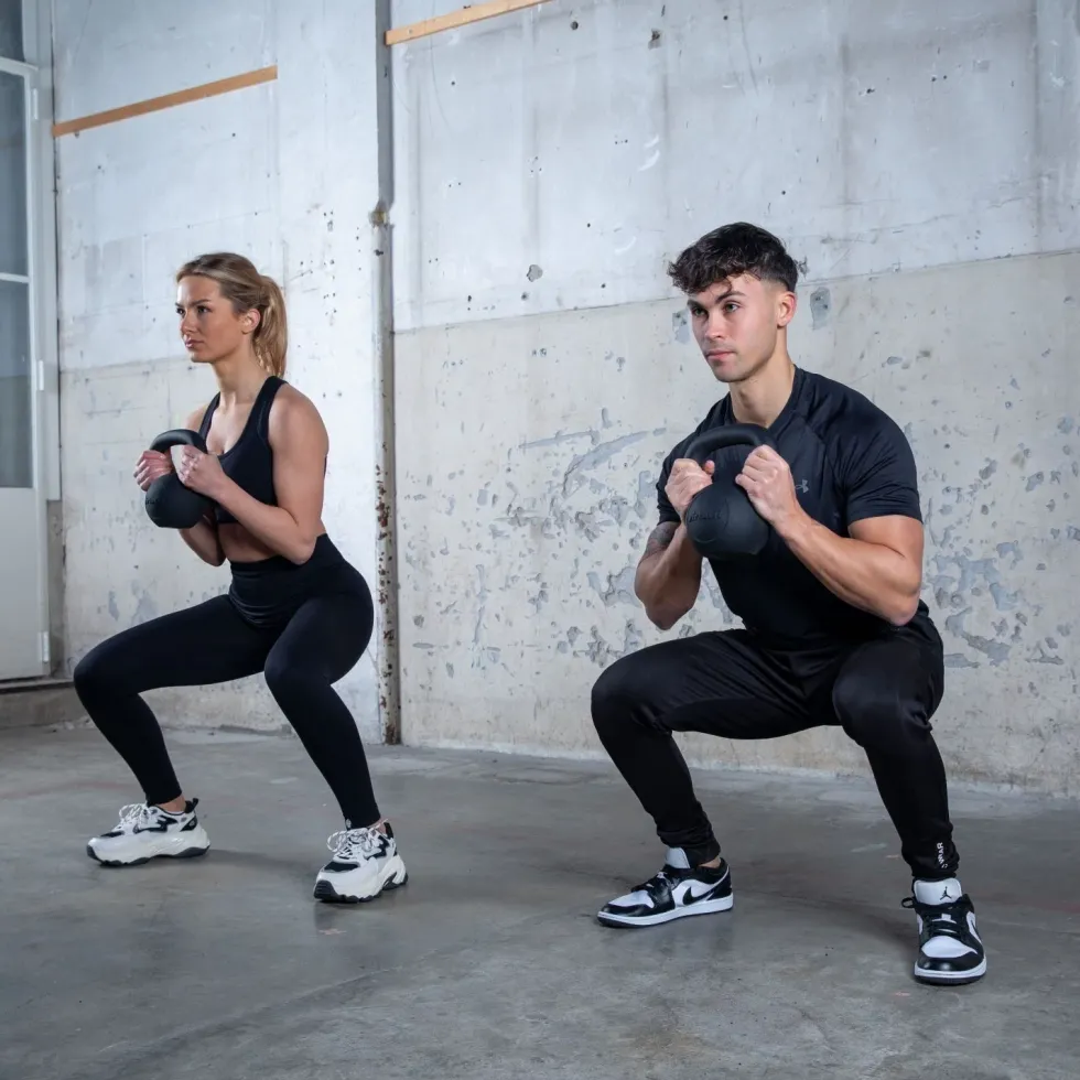 VirtuFit Kettlebell Pro - Kettle Bell - Gietijzer - 28 kg