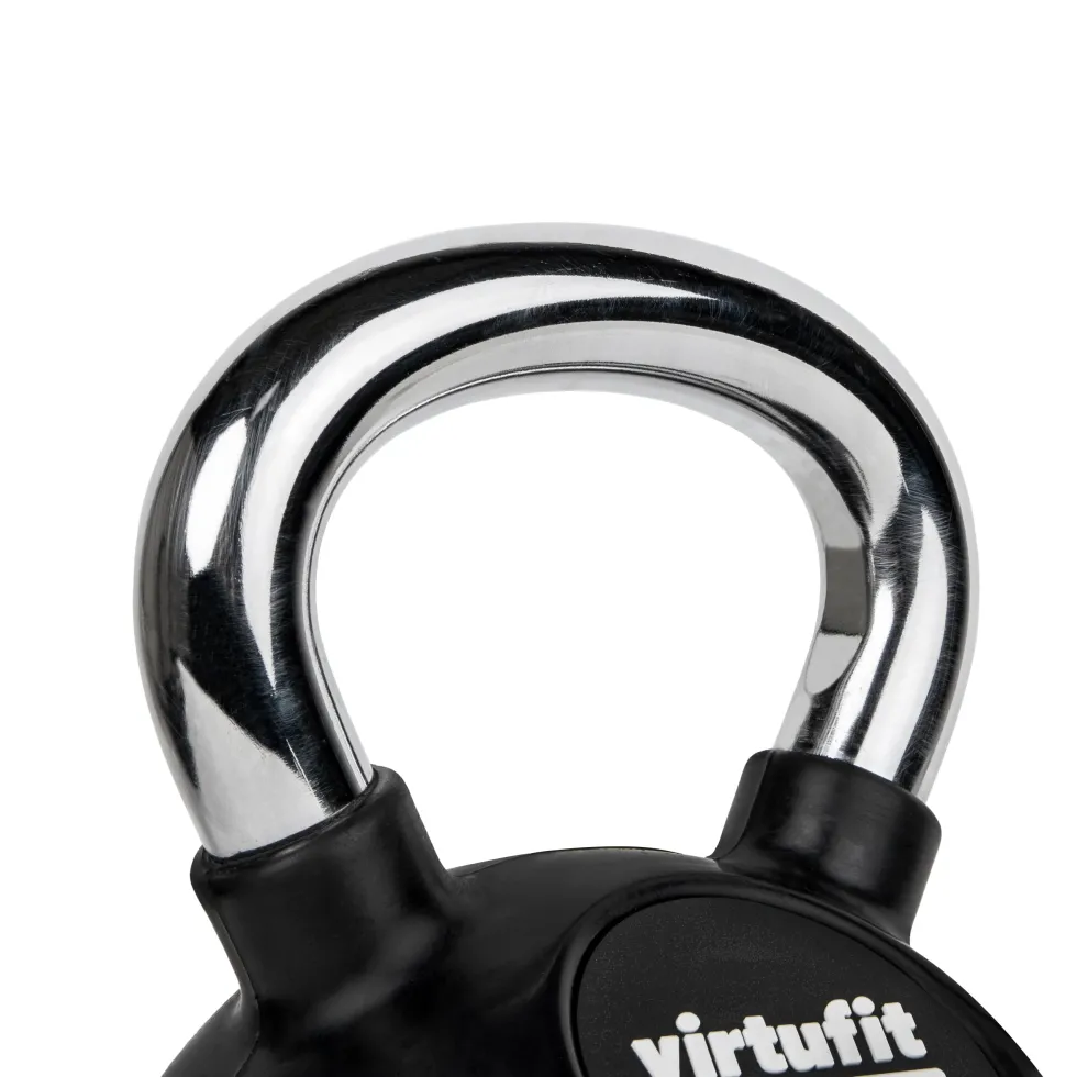 VirtuFit Kettlebell - Rubber/Chroom - 20 kg