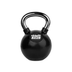 VirtuFit Kettlebell - Rubber/Chroom - 24 kg
