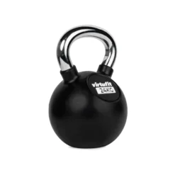 VirtuFit Kettlebell - Rubber/Chroom - 24 kg