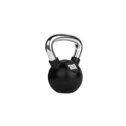 VirtuFit Kettlebell - Rubber/Chroom - 4 kg