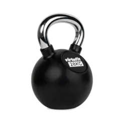 VirtuFit Kettlebell - Rubber/Chroom - 28 kg