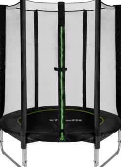 VirtuFit Kindertrampoline met Veiligheidsnet - Zwart - 140 cm - Tweedekans