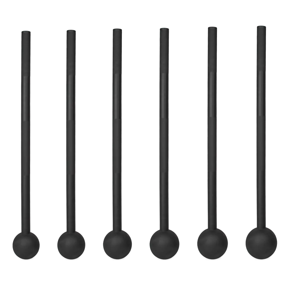VirtuFit Macebell Set - Zwart - 4, 6, 8, 10, 12, 14 kg