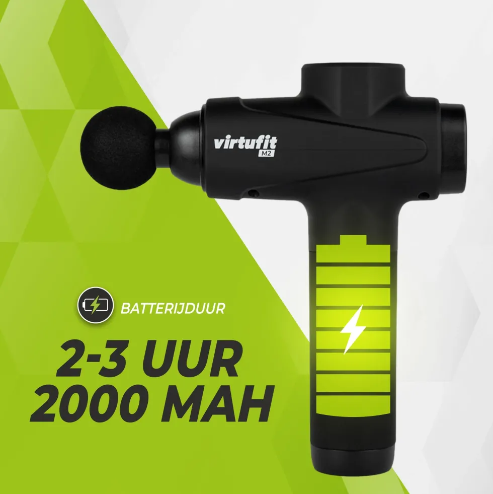 VirtuFit M2 Basic Massage Gun - 6 Opzetstukken