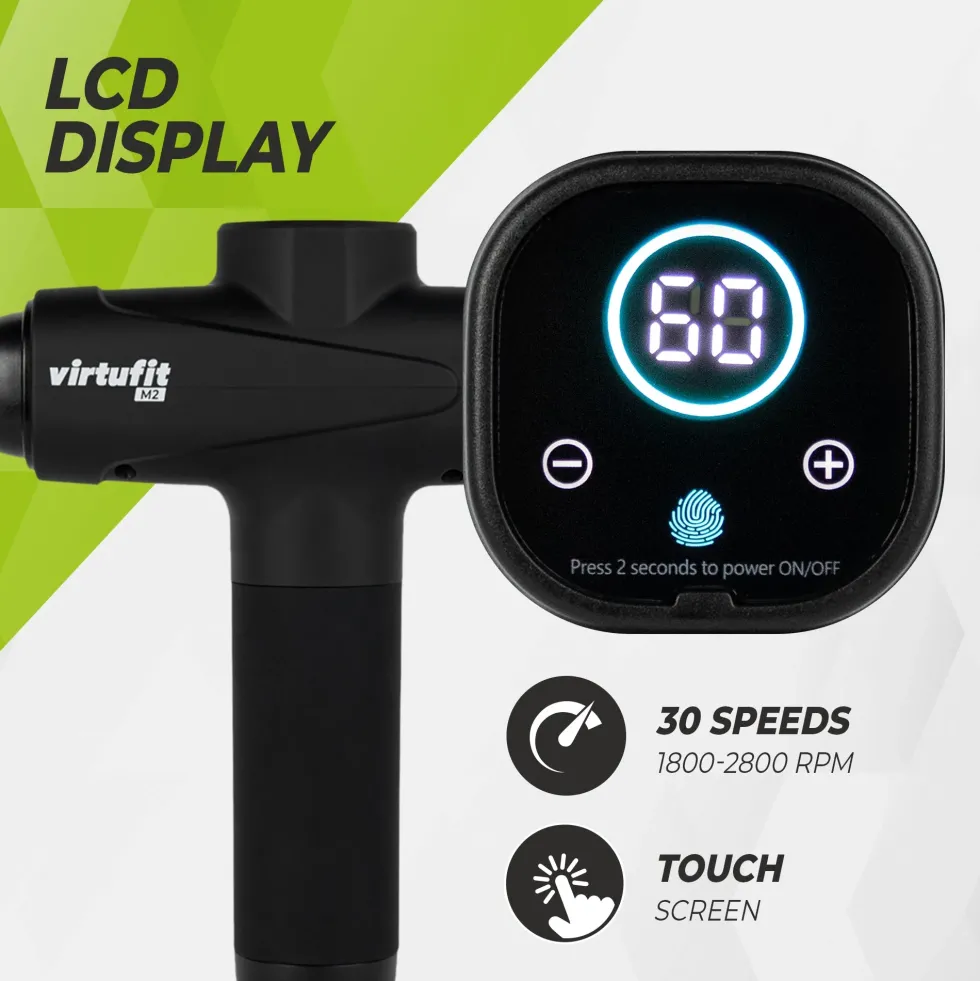VirtuFit M2 Basic Massage Gun - 6 Opzetstukken
