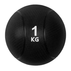 VirtuFit Medicijnbal Pro - Medicine Ball - 1 kg - Rubber - Zwart
