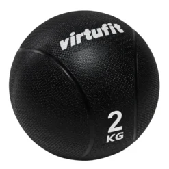 VirtuFit Medicijnbal Pro - Medicine Ball - 2 kg - Rubber - Zwart