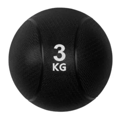 VirtuFit Medicijnbal Pro - Medicine Ball - 3 kg - Rubber - Zwart