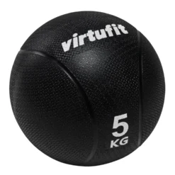 VirtuFit Medicijnbal Pro - Medicine Ball - 5 kg - Rubber - Zwart