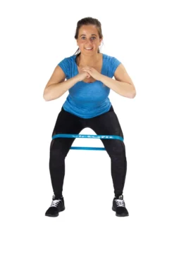 VirtuFit Mini Band - Weerstandsband - Fitness Elastiek - Sterk - Blauw