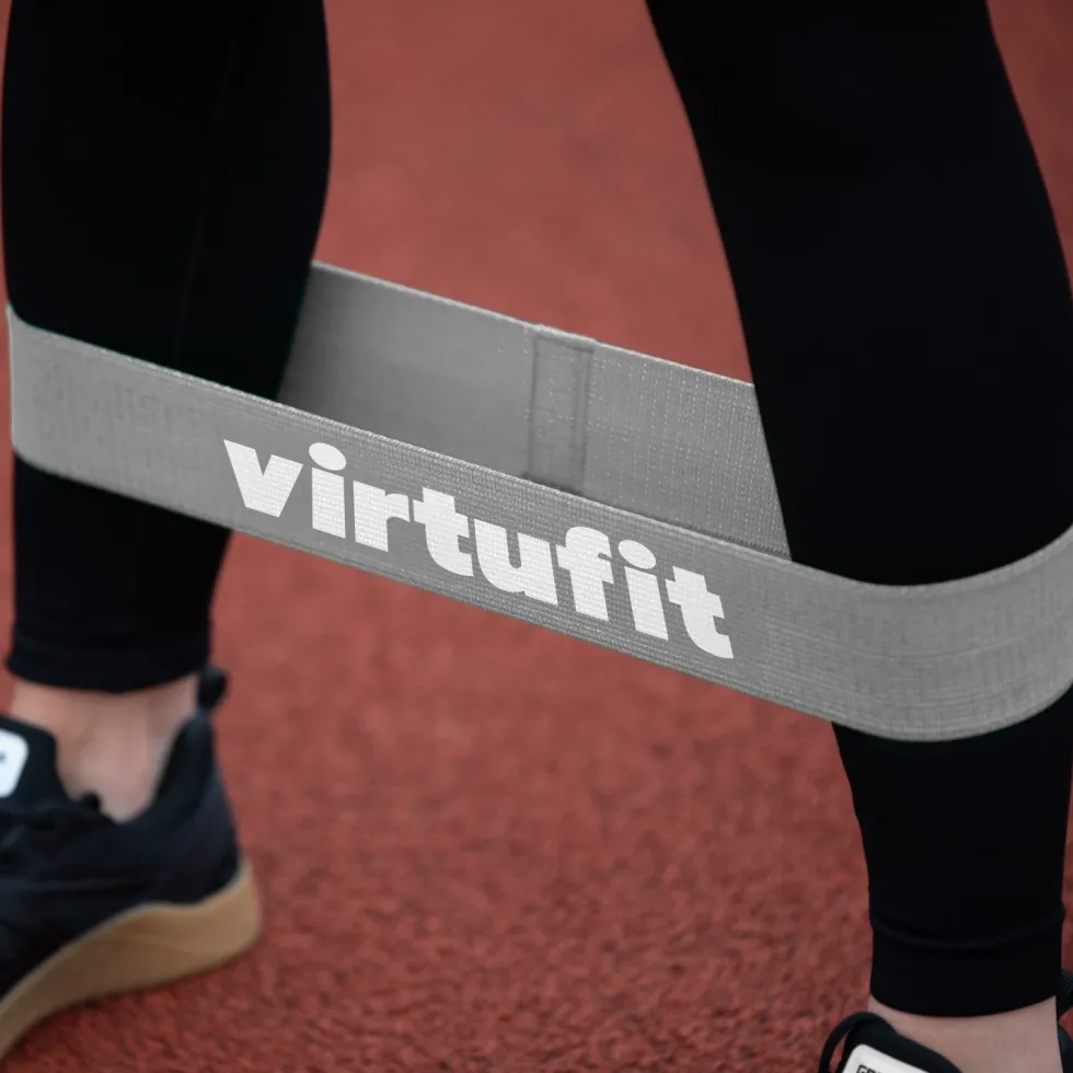 VirtuFit Mini Weerstandsbanden set - Katoen - 3 Stuks - Incl. Opbergtas