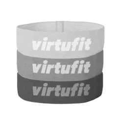 VirtuFit Mini Weerstandsbanden set - Katoen - 3 Stuks - Incl. Opbergtas