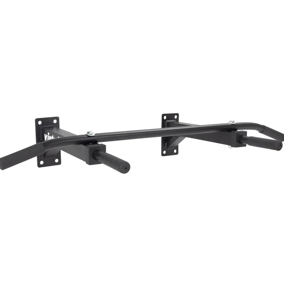 VirtuFit Multifunctionele Optrekstang Pro - Pull Up Bar - Wandmontage - Incl. Bevestigingsmateriaal - Zwart