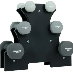 VirtuFit Neopreen Dumbbellset - Halterset - Met Houder