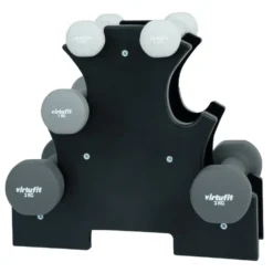 VirtuFit Neopreen Dumbbellset - Halterset - Met Houder