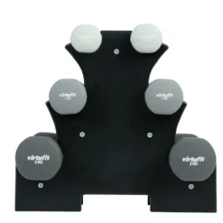 VirtuFit Neopreen Dumbbellset - Halterset - Met Houder