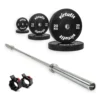 VirtuFit Olympische Bumper Plate Halterset - 90 kg