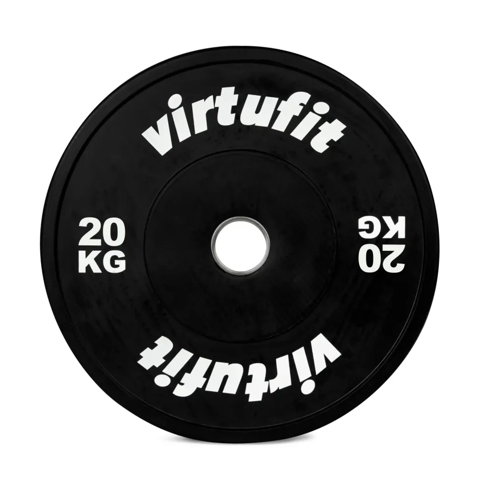 VirtuFit Olympische Bumper Plate Halterset - 120 kg