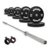 VirtuFit Olympische Bumper Plate Halterset - 170 kg