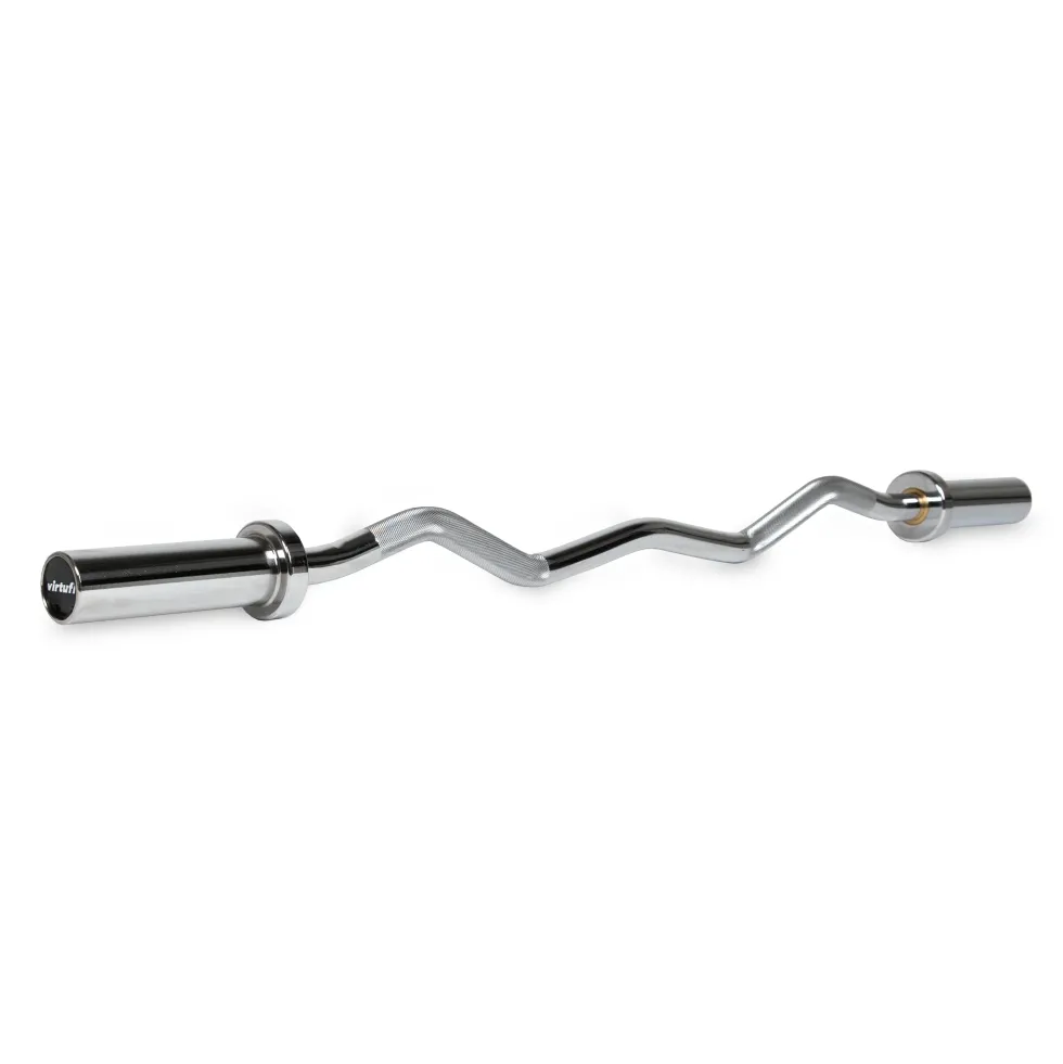 VirtuFit Olympische EZ Curl Bar - Halterstang - 120 cm