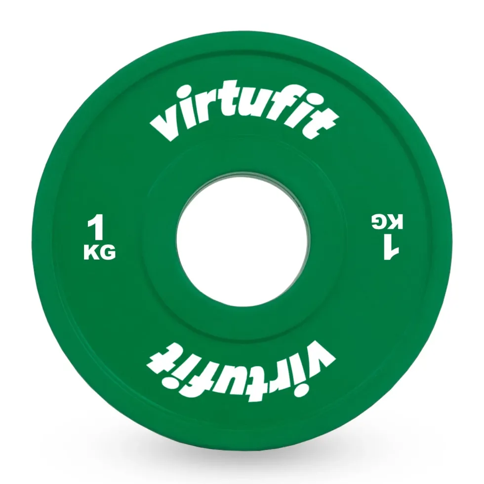 VirtuFit Olympische Fractional Plate - Halterschijf - Bumper Plate - 1 kg