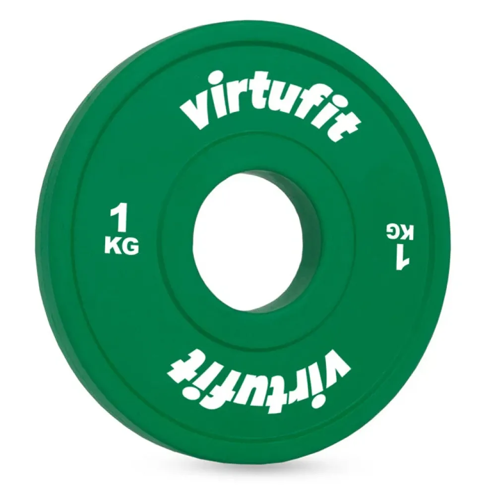 VirtuFit Olympische Fractional Plate - Halterschijf - Bumper Plate - 1 kg