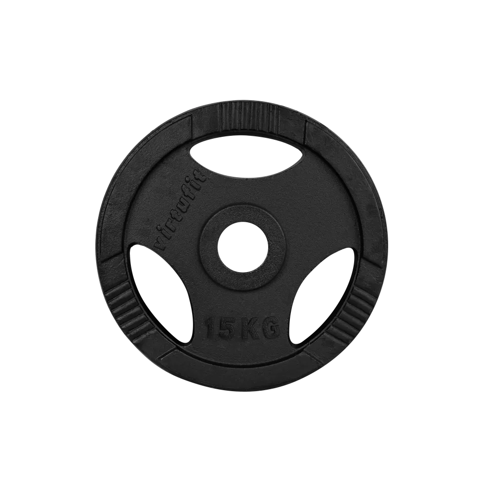 VirtuFit Olympische Gietijzeren Halterschijf - 15 kg