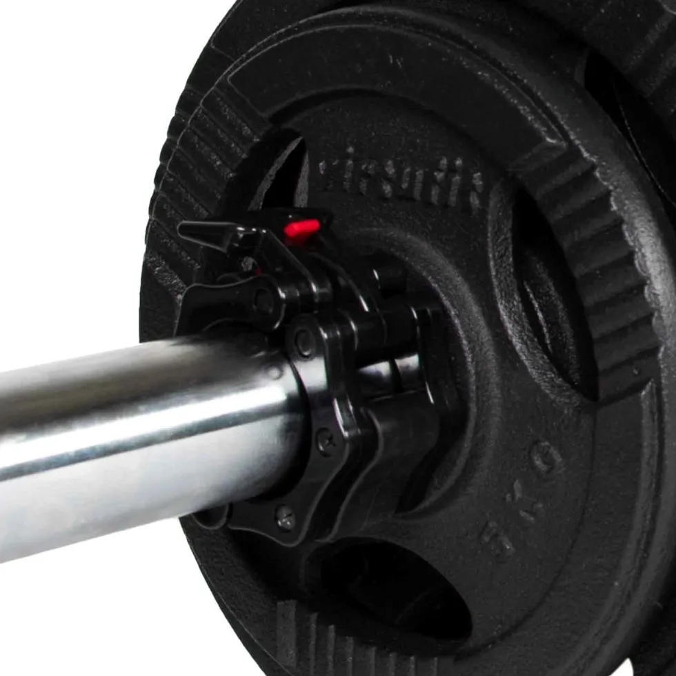 VirtuFit Olympische Gietijzeren Halterset - 90 kg