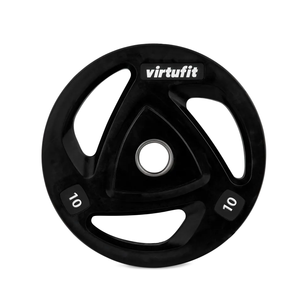 VirtuFit Olympische Rubberen Halterschijf - 10 kg