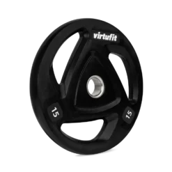 VirtuFit Olympische Rubberen Halterschijf - 15 kg