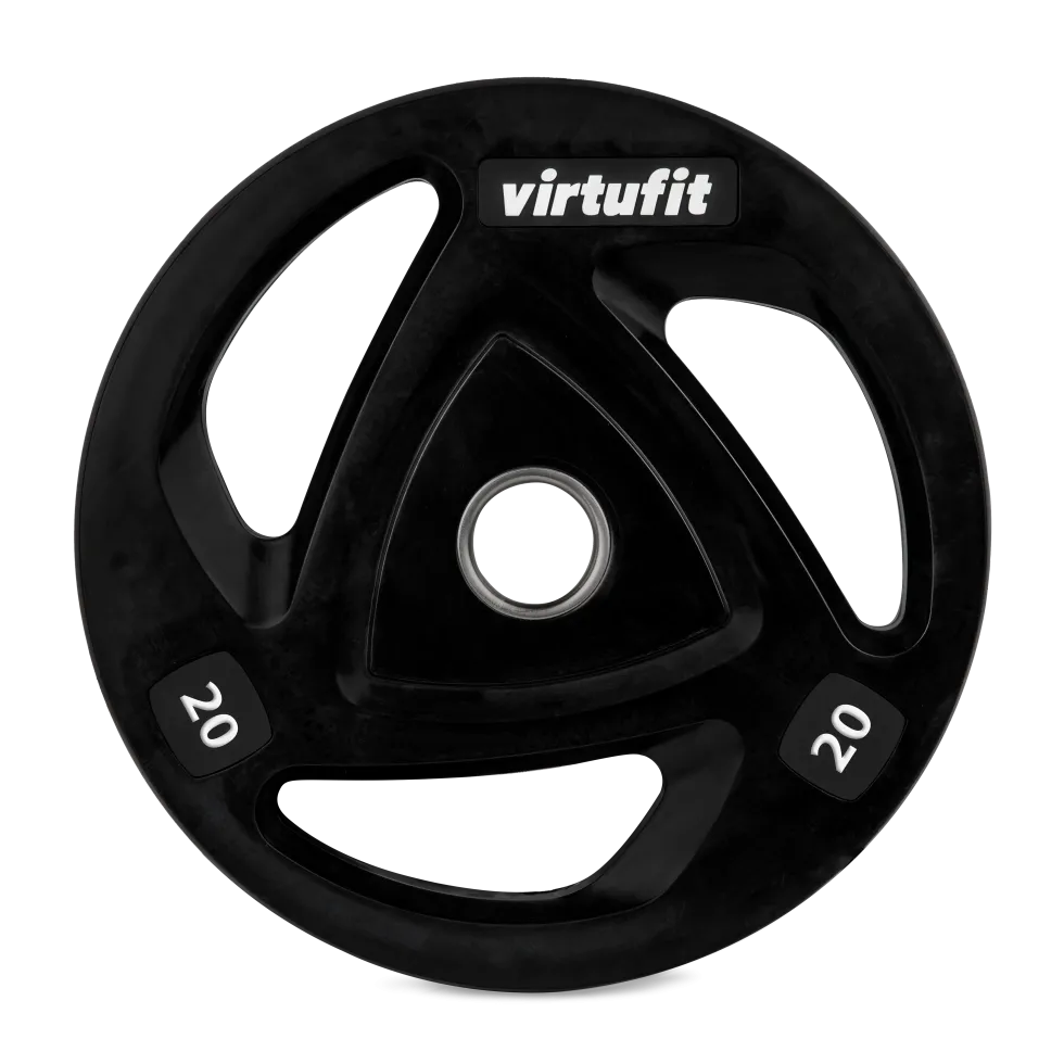 VirtuFit Olympische Rubberen Halterschijf - 20 kg