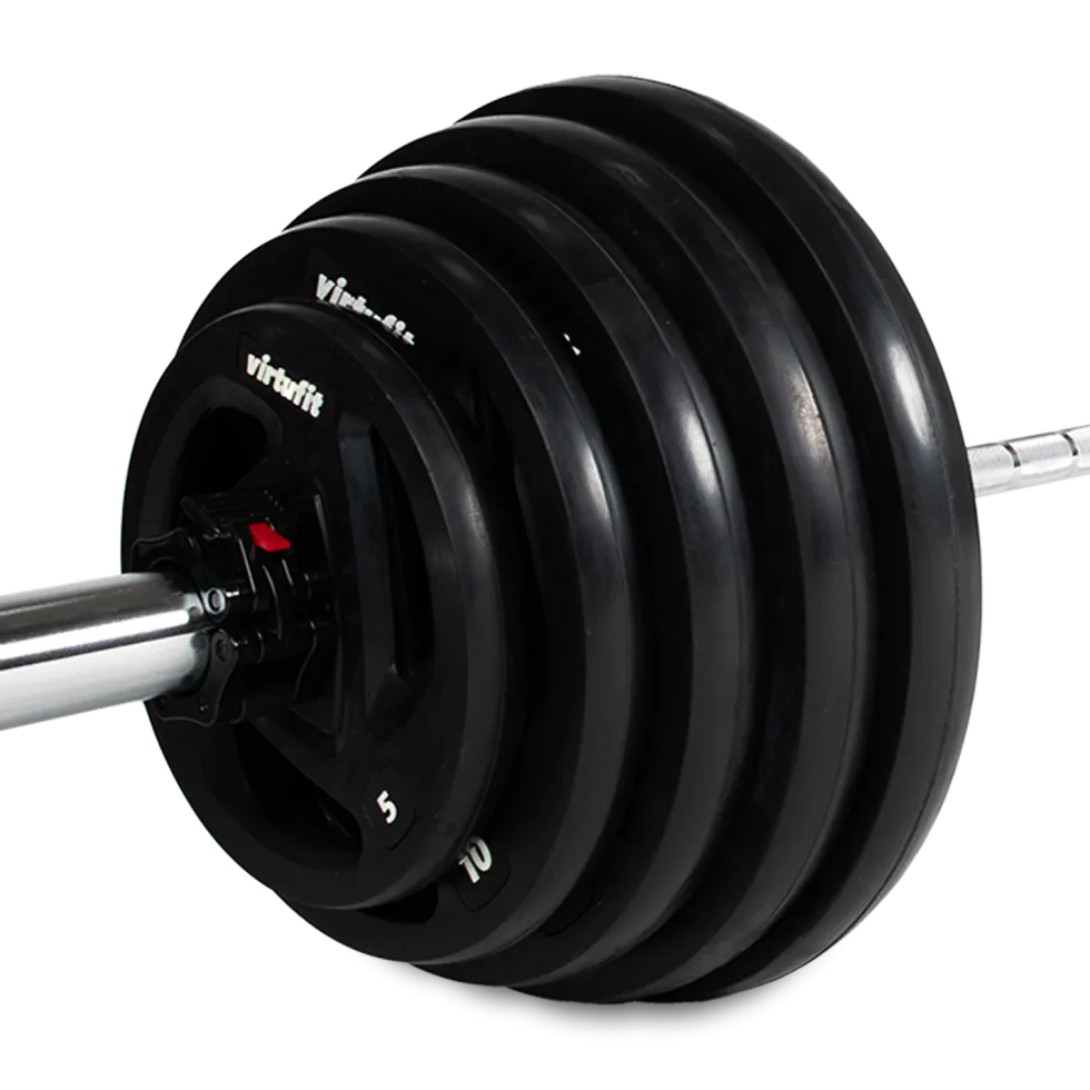 VirtuFit Olympische Rubberen Halterset - 170 kg