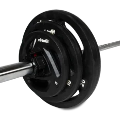 VirtuFit Olympische Rubberen Halterset - 90 kg