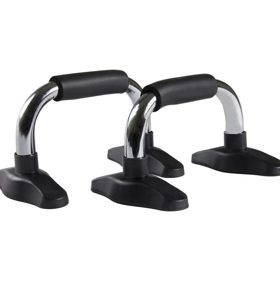 VirtuFit Opdruksteunen Pro - Push Up bars - Chroom