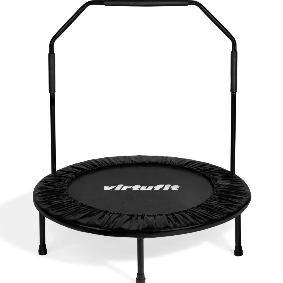 VirtuFit Opvouwbare Fitness Trampoline met Handvat - Zwart - 100 cm