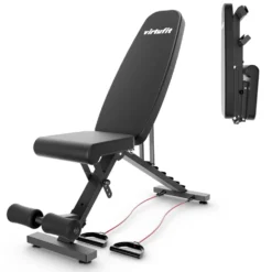 VirtuFit Opvouwbare Verstelbare Fitnessbank FB100