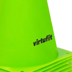 VirtuFit Pionnen Set - 23 cm - 12 Stuks - Groen