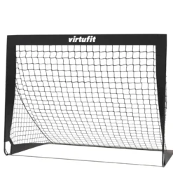VirtuFit Pop-Up Voetbaldoelen Set - Voetbalgoals - 120 x 90 cm - Zwart