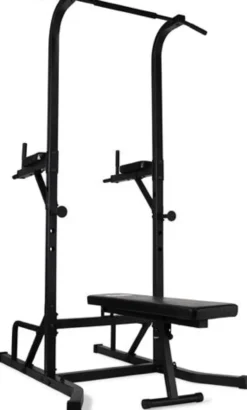 Virtufit Power Tower Deluxe met Fitnessbank